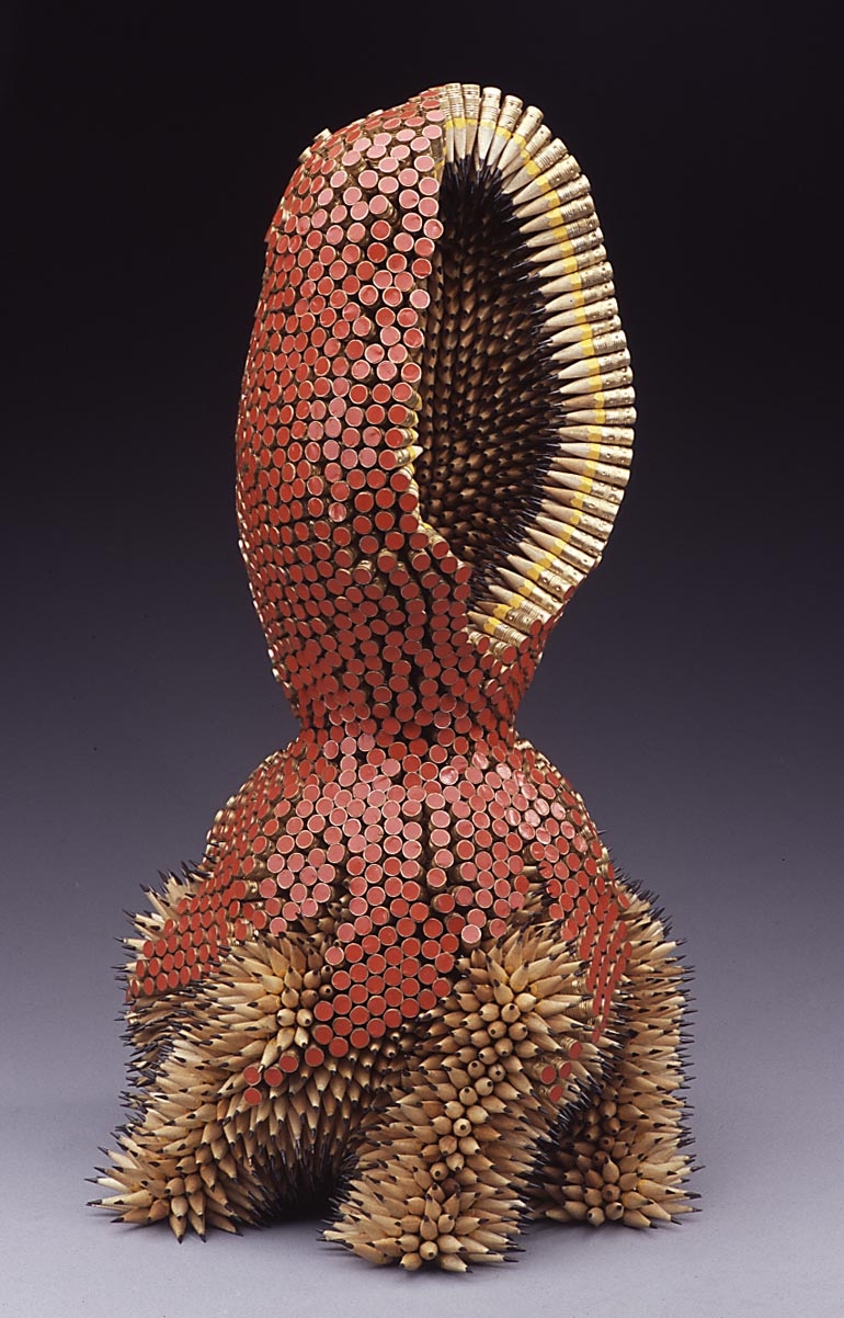 Дженнифер Мэестр, скульптуры из карандашей