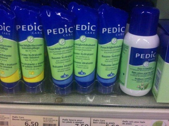 Неприличные слова в названиях зарубежных магазинов и продуктов мат,названия,смешное,вывески,иностранные