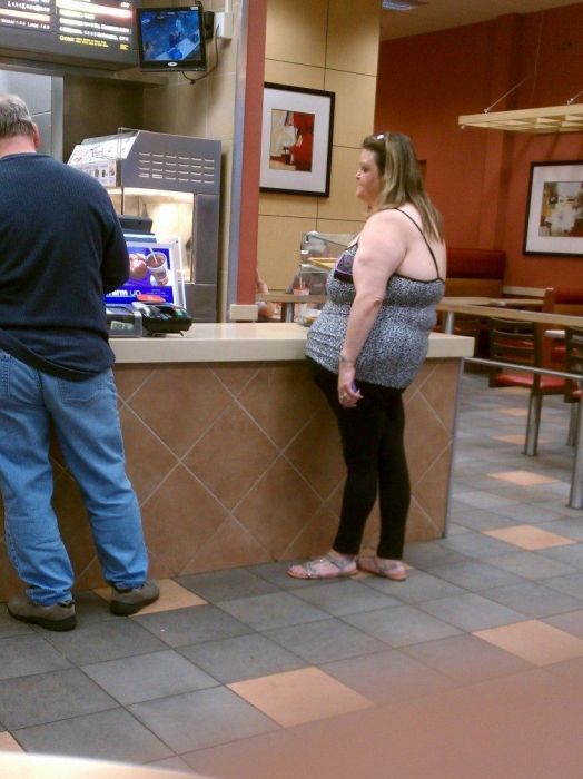 фаст-фуд, жирные люди, толстые 