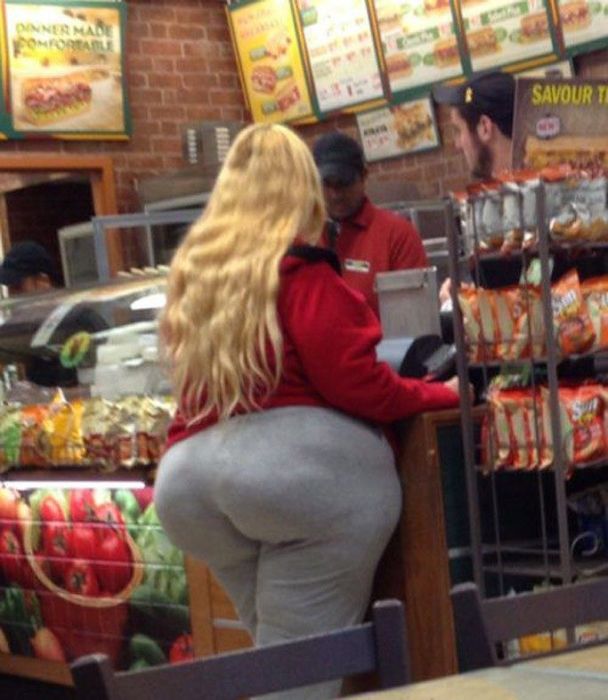 фаст-фуд, жирные люди, толстые 