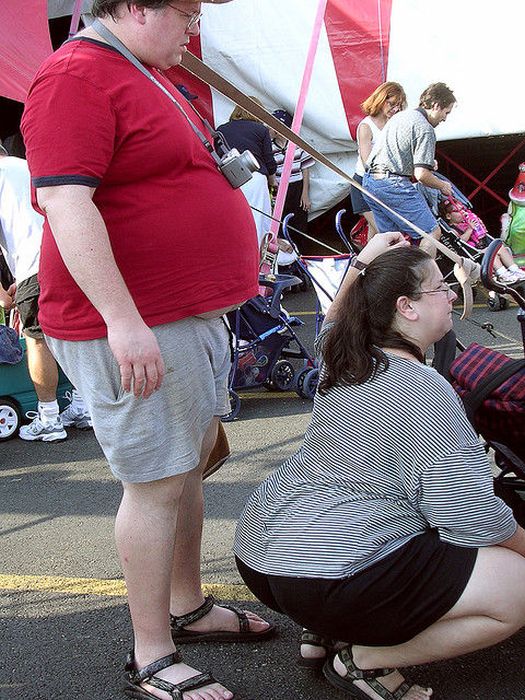 фаст-фуд, жирные люди, толстые 