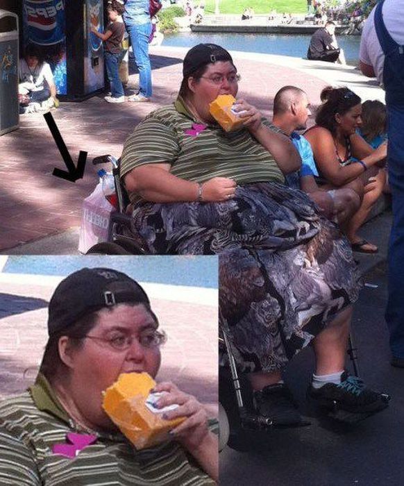 фаст-фуд, жирные люди, толстые 