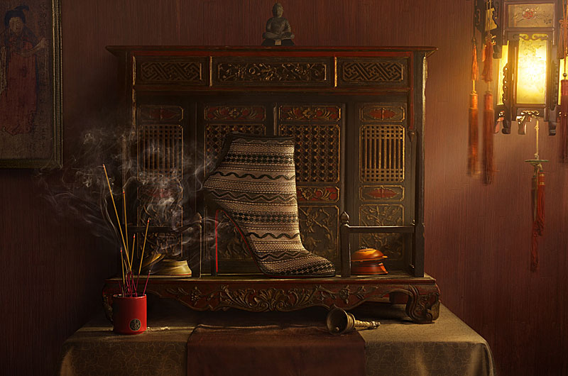 Нестандартные рекламные снимки от Питера Липпмана Питер Липпман, Peter Lippmann, Кристиан Лубутен, Сhristian Louboutin, обувь туфли, реклама