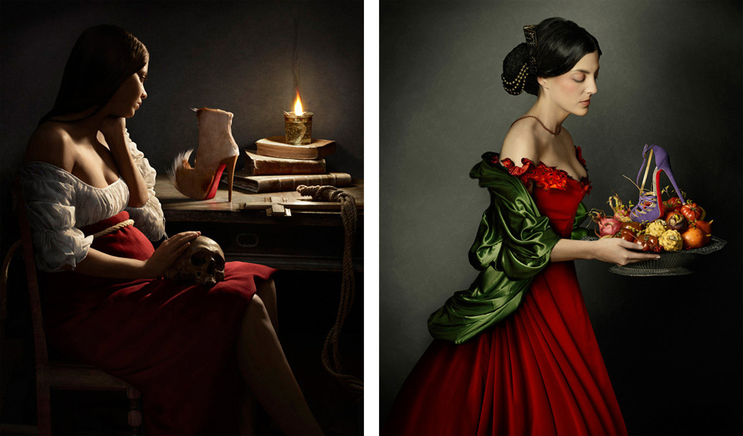 Нестандартные рекламные снимки от Питера Липпмана Питер Липпман, Peter Lippmann, Кристиан Лубутен, Сhristian Louboutin, обувь туфли, реклама