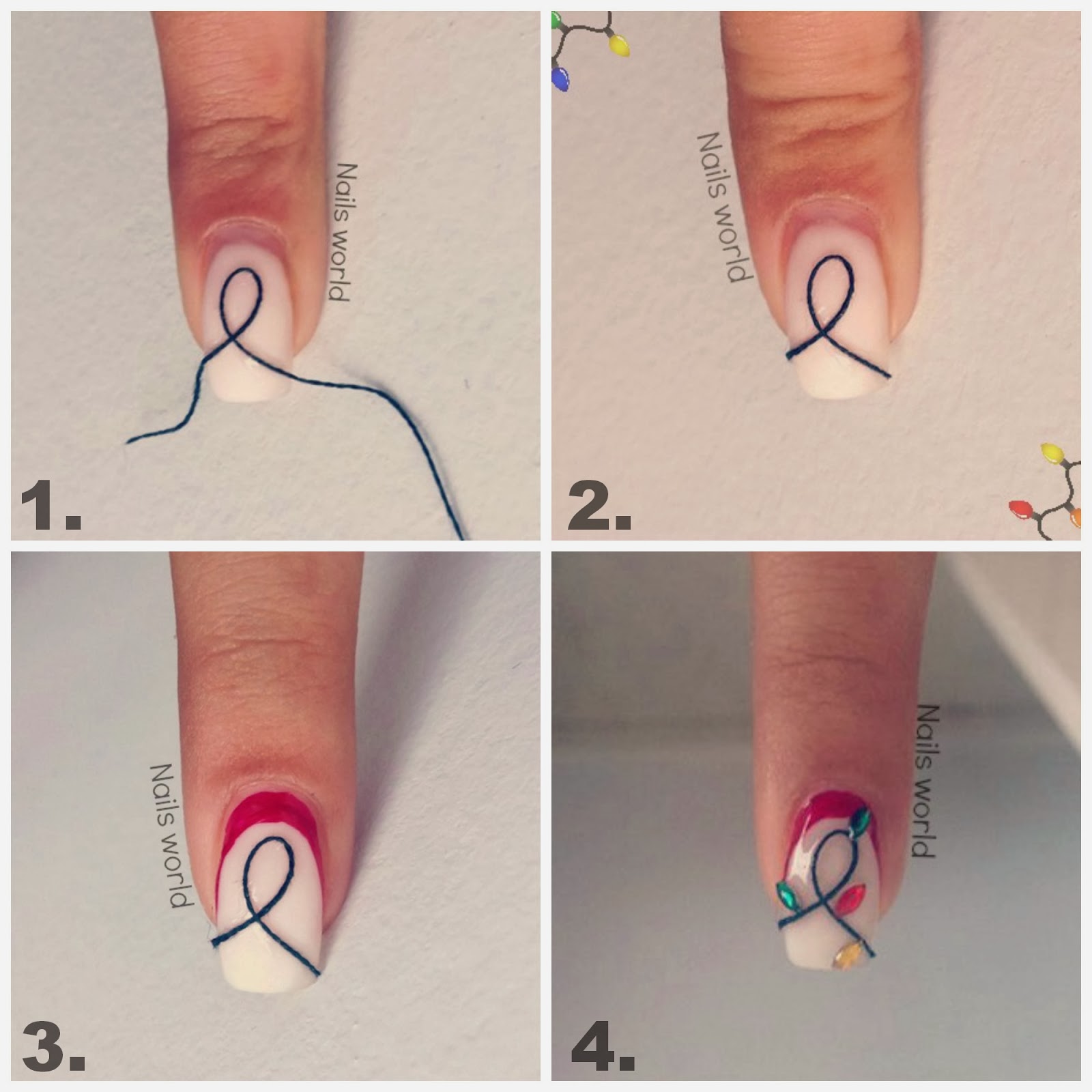 Оригинальные, идеи, новогодний маникюр, мк