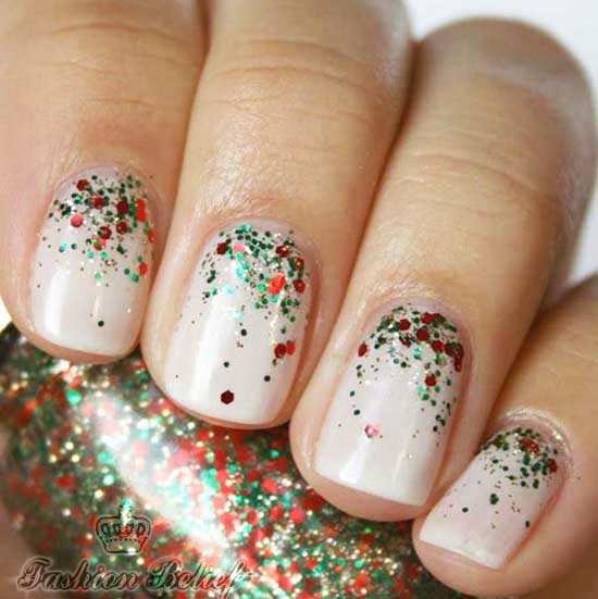 Оригинальные, идеи, новогодний маникюр, мк