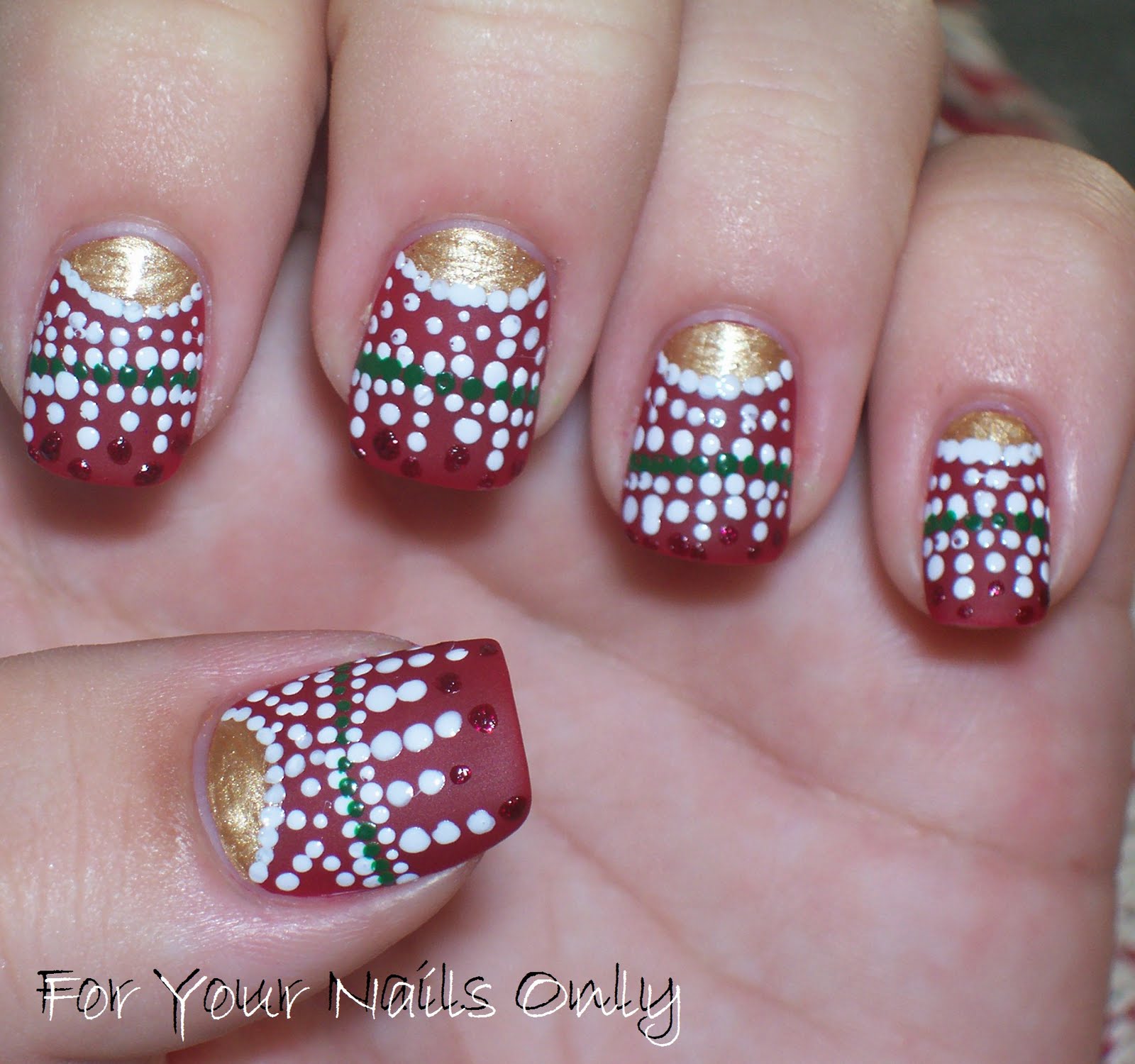 Оригинальные, идеи, новогодний маникюр, мк