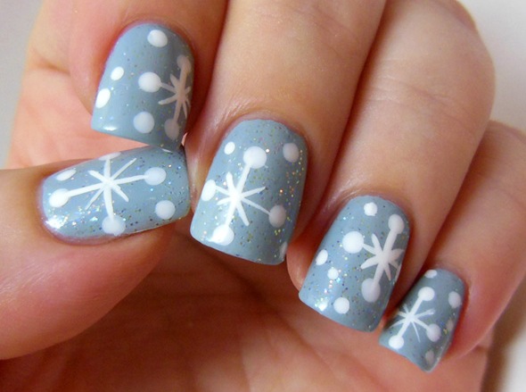 Оригинальные, идеи, новогодний маникюр, мк