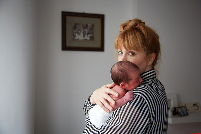 Трогательные, портреты, мать и дитя,  новорожденные, дети, jenny lewis, one day young