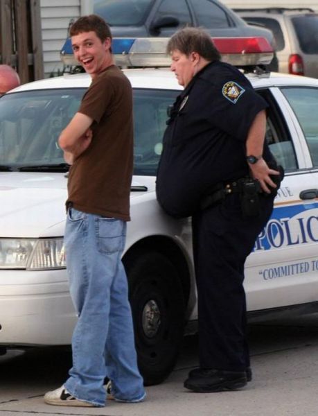 Веселые, моменты, смешное, ситуации, истории, из жизни, полицейских