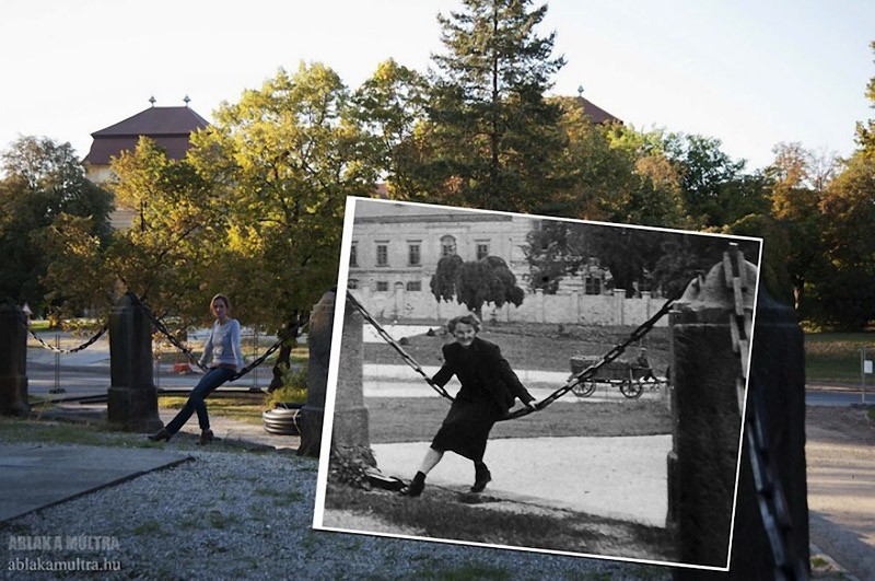 Окно в прошлое, фотограф Кереньи Золтан, прошлое в настоящем