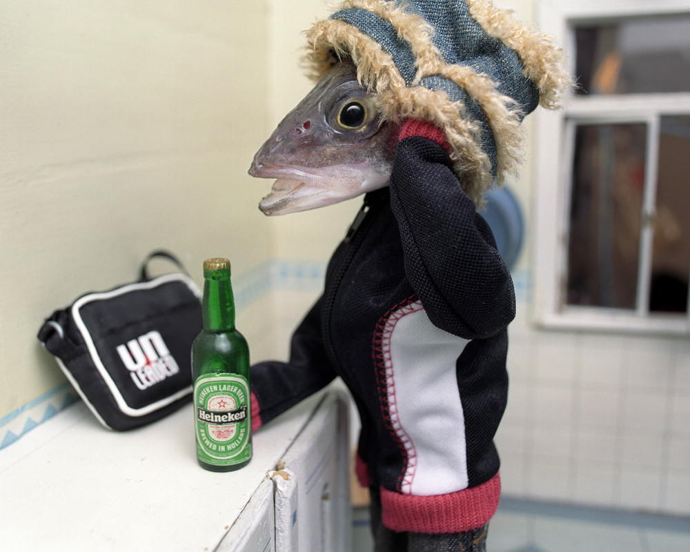 Рыбья голова, Fish Head, художница, Анн-Катрин Беккер Эчивард, Anne-Catherine Becker Echivard