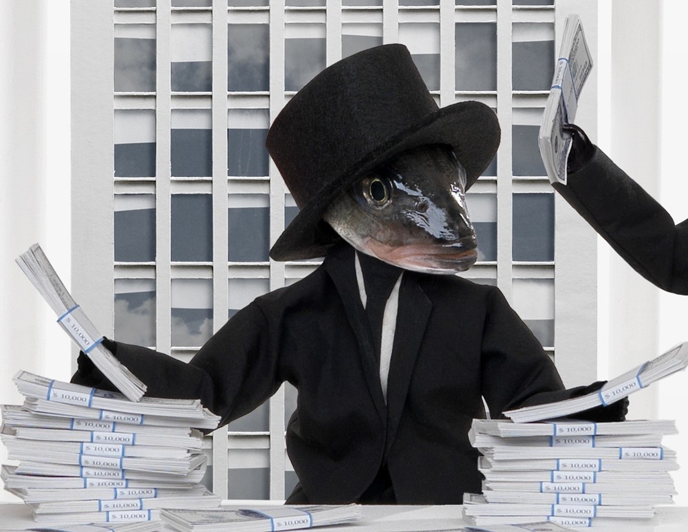 Рыбья голова, Fish Head, художница, Анн-Катрин Беккер Эчивард, Anne-Catherine Becker Echivard