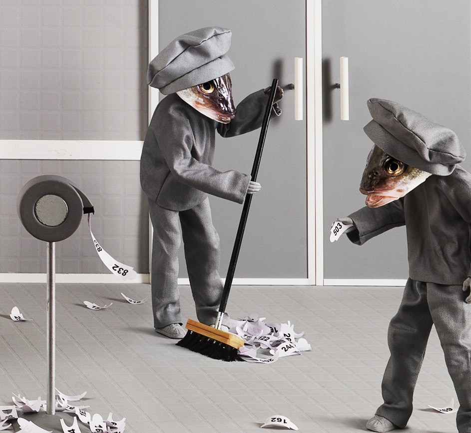 Рыбья голова, Fish Head, художница, Анн-Катрин Беккер Эчивард, Anne-Catherine Becker Echivard