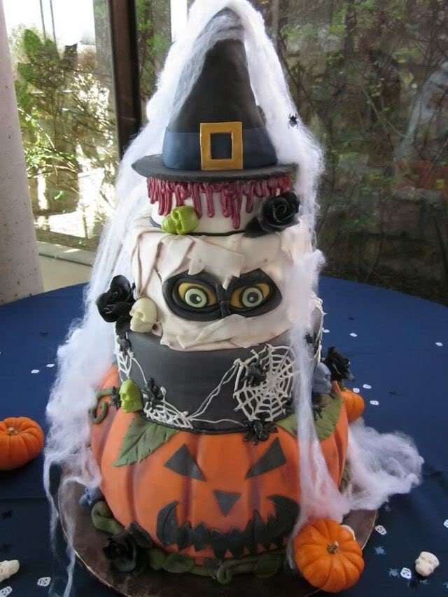 Жуткие,торты, Хэллоуин