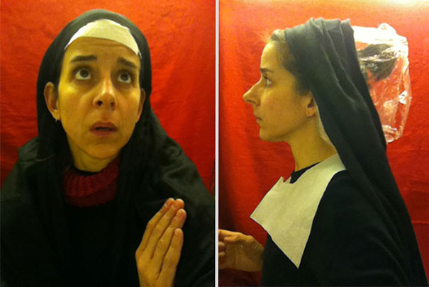 Портреты в древнем фламандском стиле 15 века, воссозданные на борту самолета Портреты, в древнем, фламандский стиль, 15 века, воссозданные, на борту самолета, Нина Хачадурян