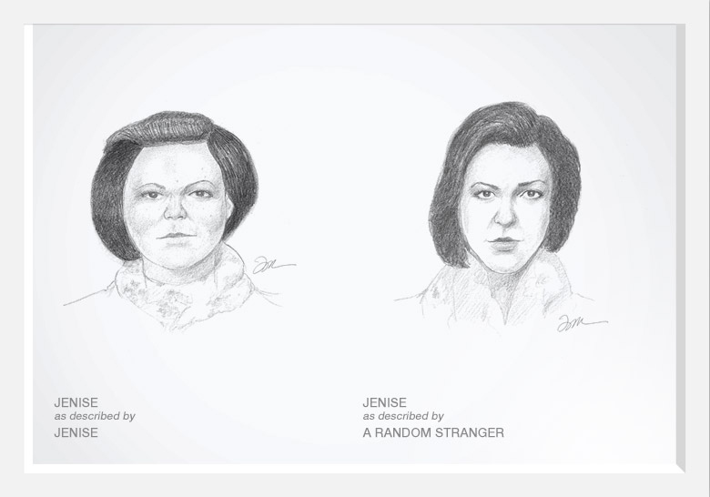 Эксперимент, Dove, портреты девушек 