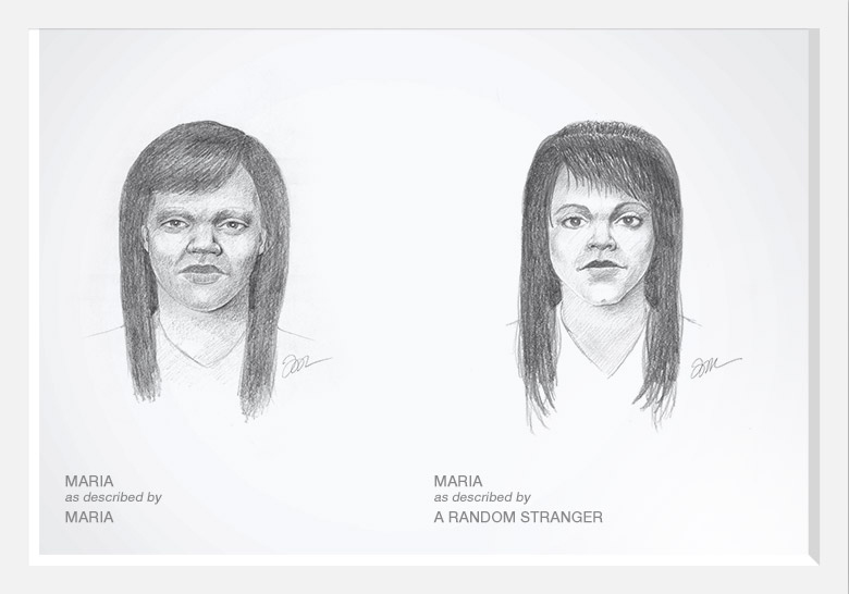 Эксперимент, Dove, портреты девушек 