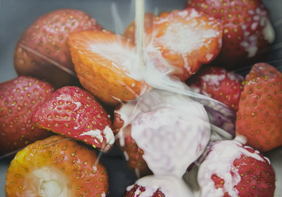 Гиперреалистичные, картины, продукты, питания, Том Мартин, Tom Martin