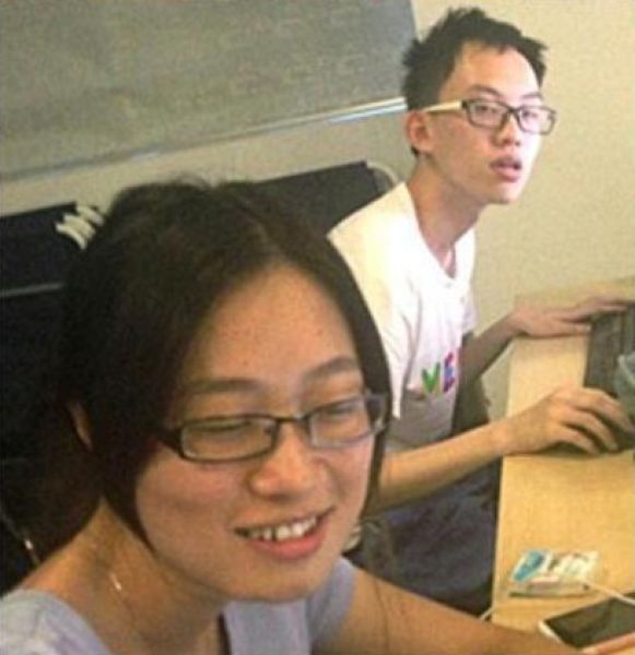 Девушка, азиатка, с макияжем, без макияжа, до и после