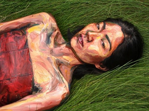 Реальные картины: люди, нарисованные в реальности Боди-арт, на людях, художница, Алексы Мид, Alexa Meade, картины