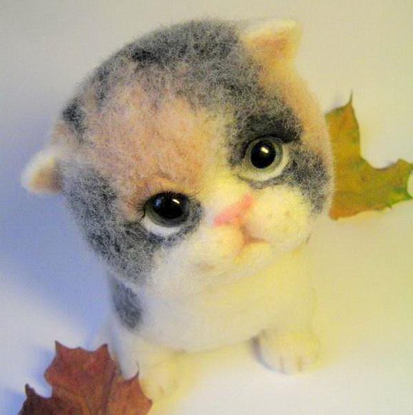 Милейшие зверята из войлока