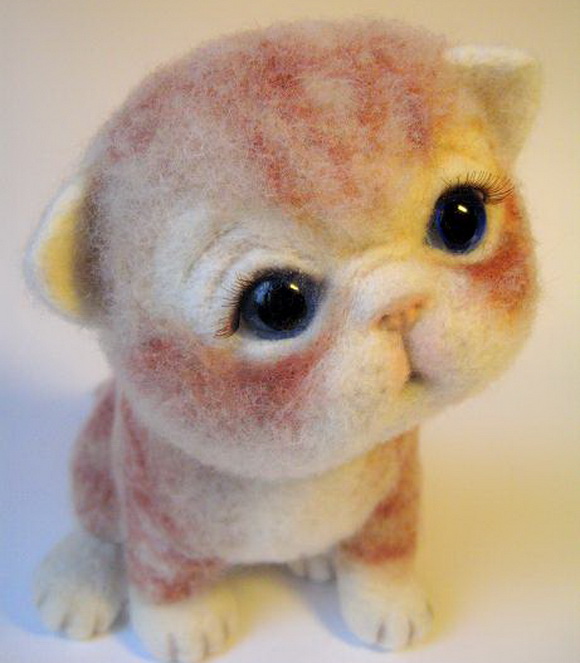 Милейшие зверята из войлока