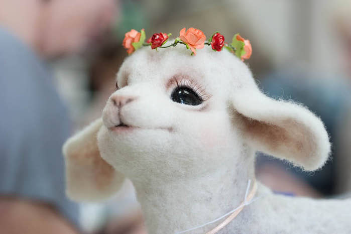 Милейшие зверята из войлока