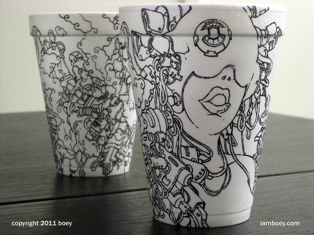 Чеминг Бои Cheeming Boey кофейные стаканчики 