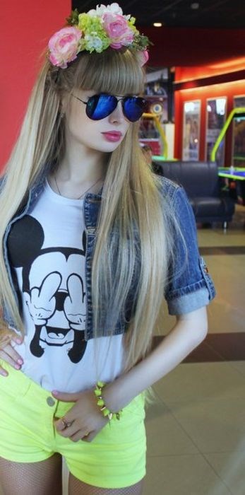 русская Барби, Барби из Москвы, живая кукла, Анжелика Кенова