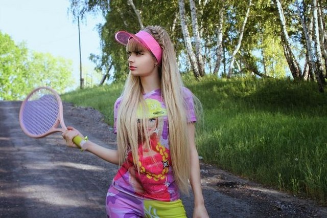 русская Барби, Барби из Москвы, живая кукла, Анжелика Кенова