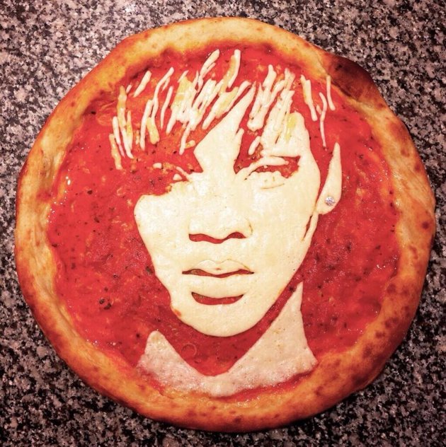 Гастрономическое искусство: пицца с изображением знаменитостей domenico crolla, Доменико Кролл, Bella Napoli, пицца