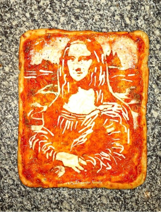 Гастрономическое искусство: пицца с изображением знаменитостей domenico crolla, Доменико Кролл, Bella Napoli, пицца
