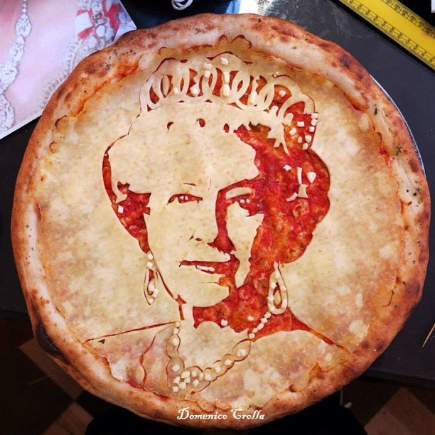 Гастрономическое искусство: пицца с изображением знаменитостей domenico crolla, Доменико Кролл, Bella Napoli, пицца