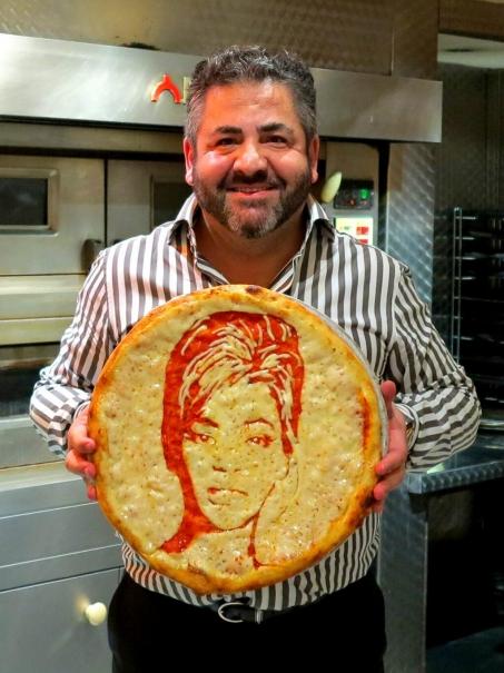 Гастрономическое искусство: пицца с изображением знаменитостей domenico crolla, Доменико Кролл, Bella Napoli, пицца