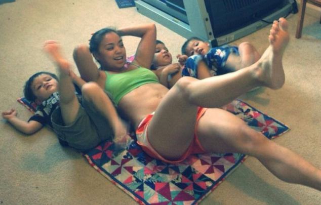 Мать троих детей, оправдание, Maria Kang, What's your excuse