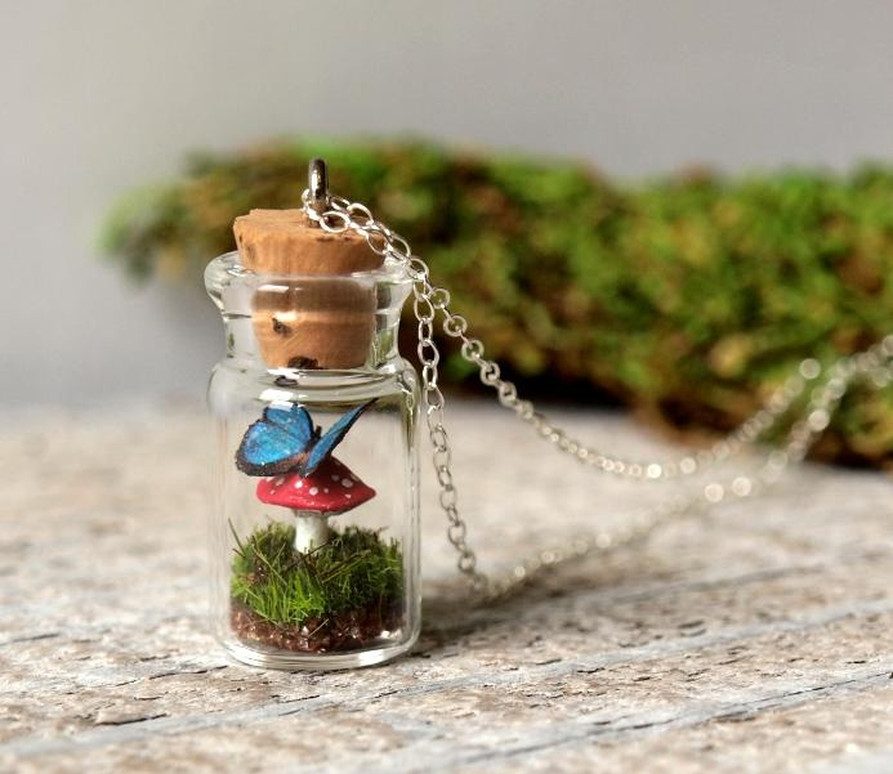 Украшения, природой внутри, Май МакКеми, Mai McKemy, лес, пейзажи, художница