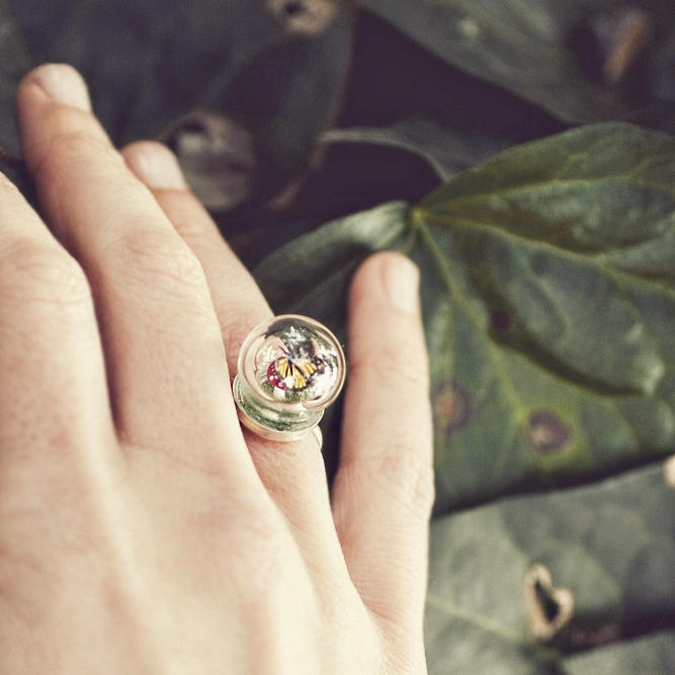 Украшения, природой внутри, Май МакКеми, Mai McKemy, лес, пейзажи, художница