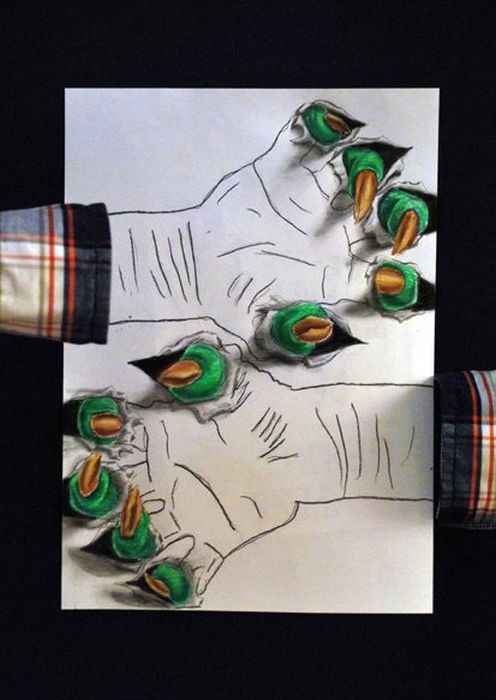 Рамон Бран, Ramon Bruin, 3D рисунки карандашом, реалистичные картины 