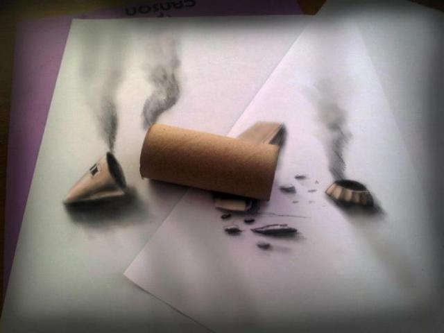 Рамон Бран, Ramon Bruin, 3D рисунки карандашом, реалистичные картины 