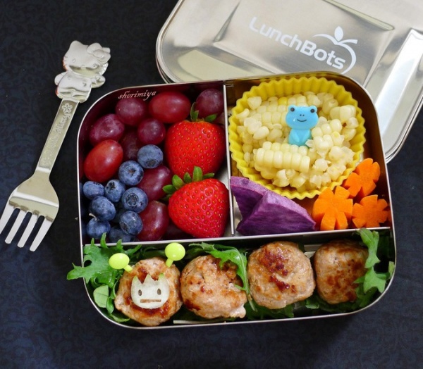 Творческие, завтраки, из Японии, искусство