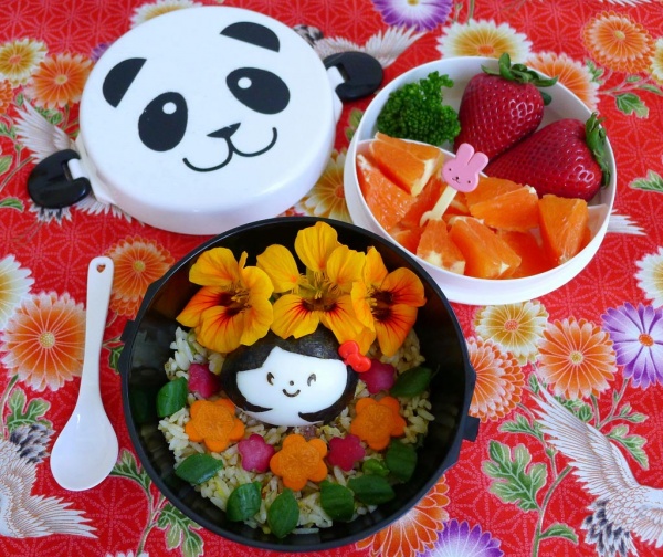 Творческие, завтраки, из Японии, искусство