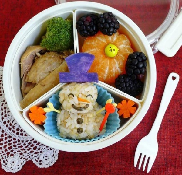 Творческие, завтраки, из Японии, искусство