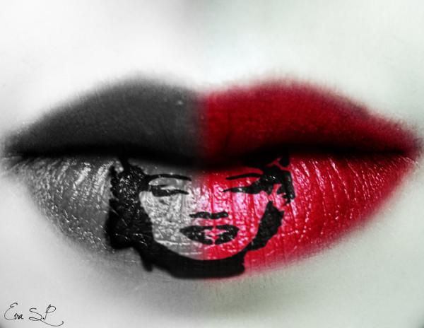 Яркий макияж губ посвященный сюжетам фильмов и не только Макияж губ, яркий, фильмы, Ева Сенин Пернас