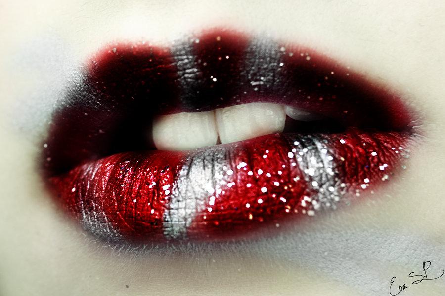 Яркий макияж губ посвященный сюжетам фильмов и не только Макияж губ, яркий, фильмы, Ева Сенин Пернас