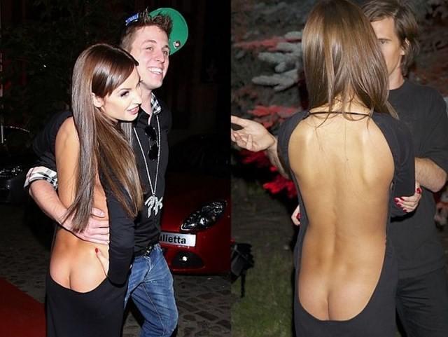 Платье со своеобразным Польша, Playboy, декольте