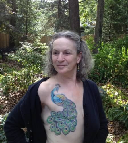 Татуировки, тату, на женской, груди, шрам, мастэктомия, женщины, рак, операции