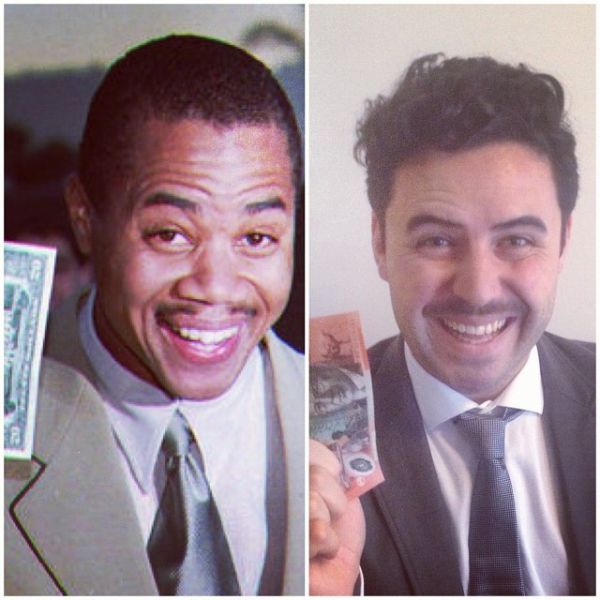 Один в один или пока росли усы benjaminjudd, парень, мужчина, делал ,фото, копии,пародии, звезд, знаменитости, instagram, пока росли, усы