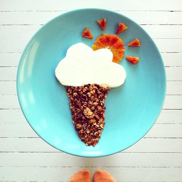 Ида Скивенес, завтраки, украшение