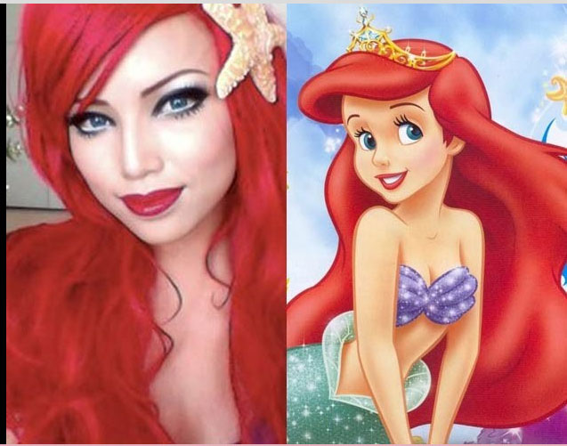 Таманг Фан, Tamang Phan, макияж, перевоплощение 